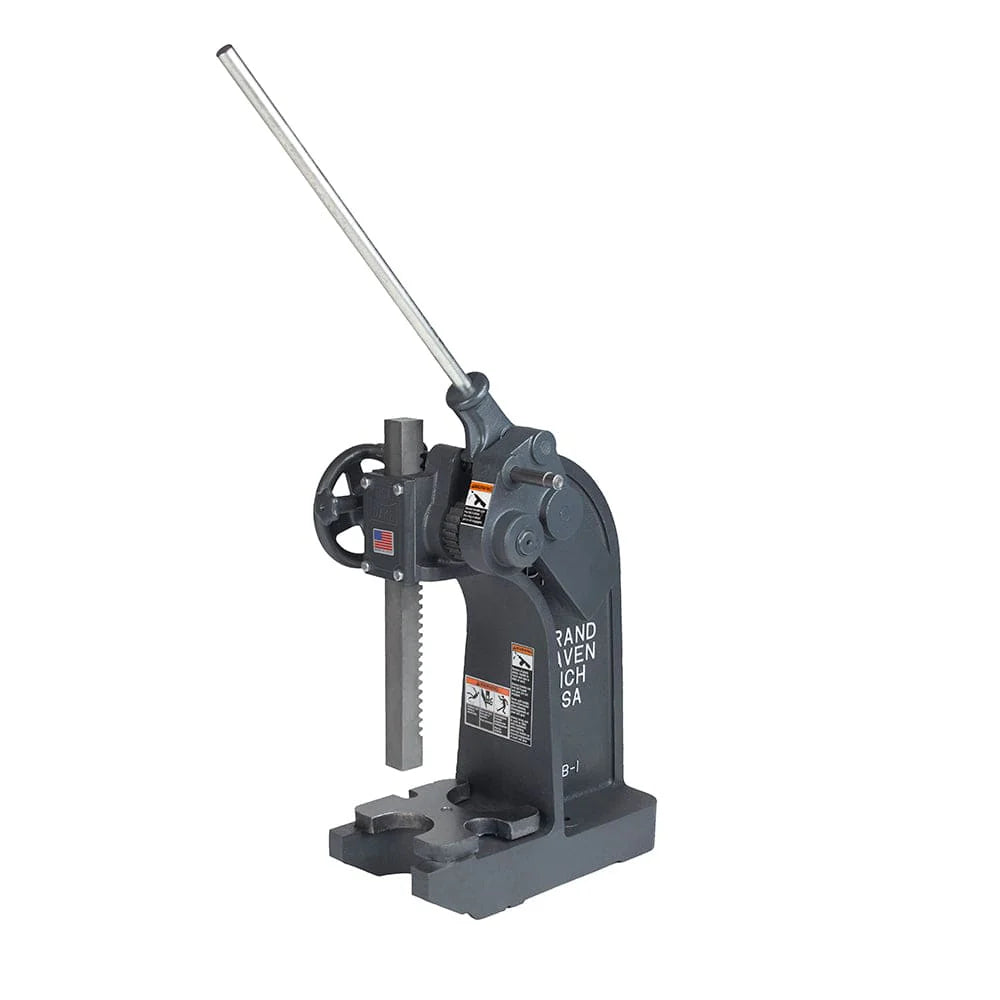 6-Ton Compound Leverage Press - 5.5" Maximum Arbor