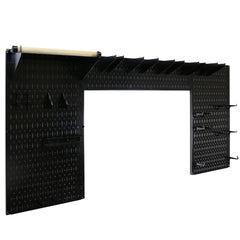 Lazy Guy DIY Maker Woodworking Tool Storage Organizer Set, Black