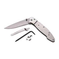 Liner Lock Pocketknife for Hunting and Fishing - 7-7/8" - Unfinished Kit