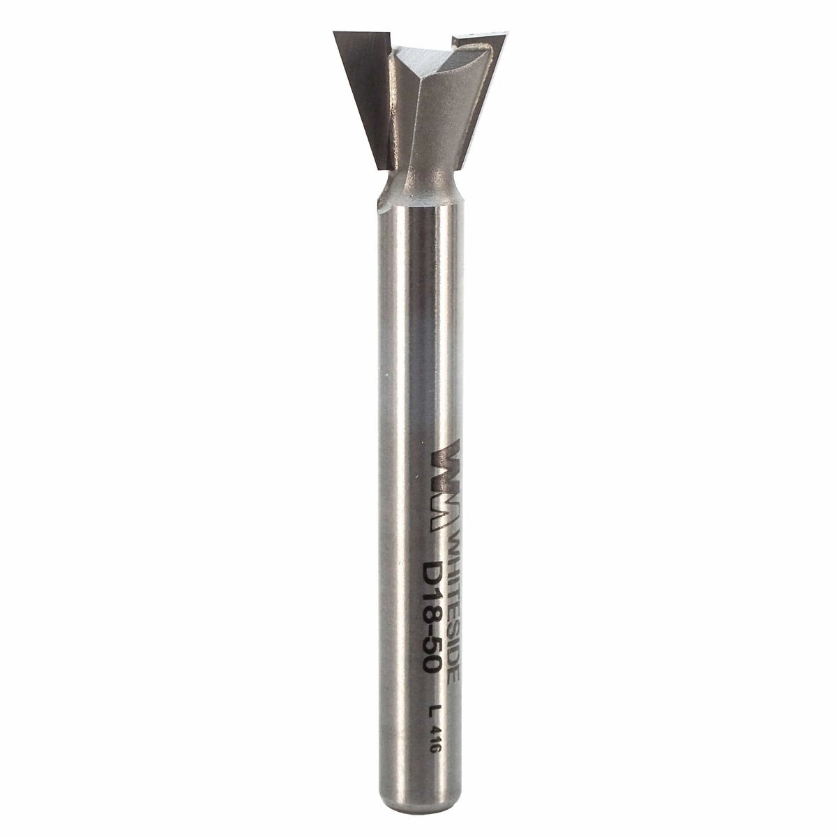 D18-50 Dovetail Router Bit 18 Degree 1/4" SH 1/2" D x 3/8" C x 2-1/4" OL