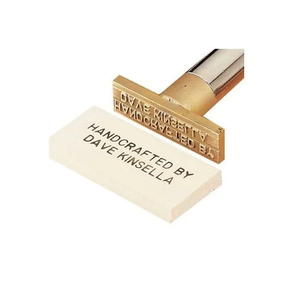 Branding Iron - "Handcrafted By" - Non-Electric