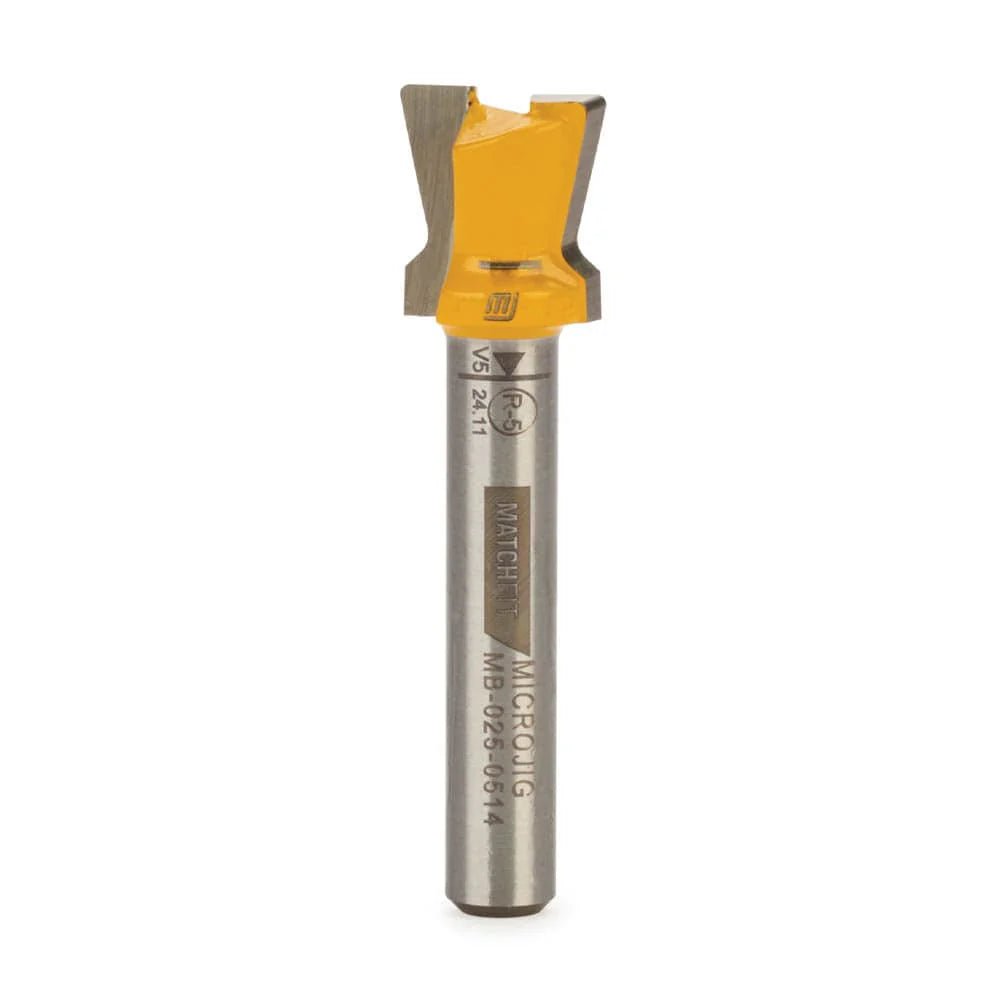 MATCHFIT 14 Degree x 1/2” Dovetail Router Bit - 1/4” Shank