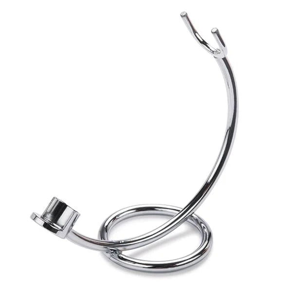 Pen and Razor Display Stand with Oval Base - Chrome