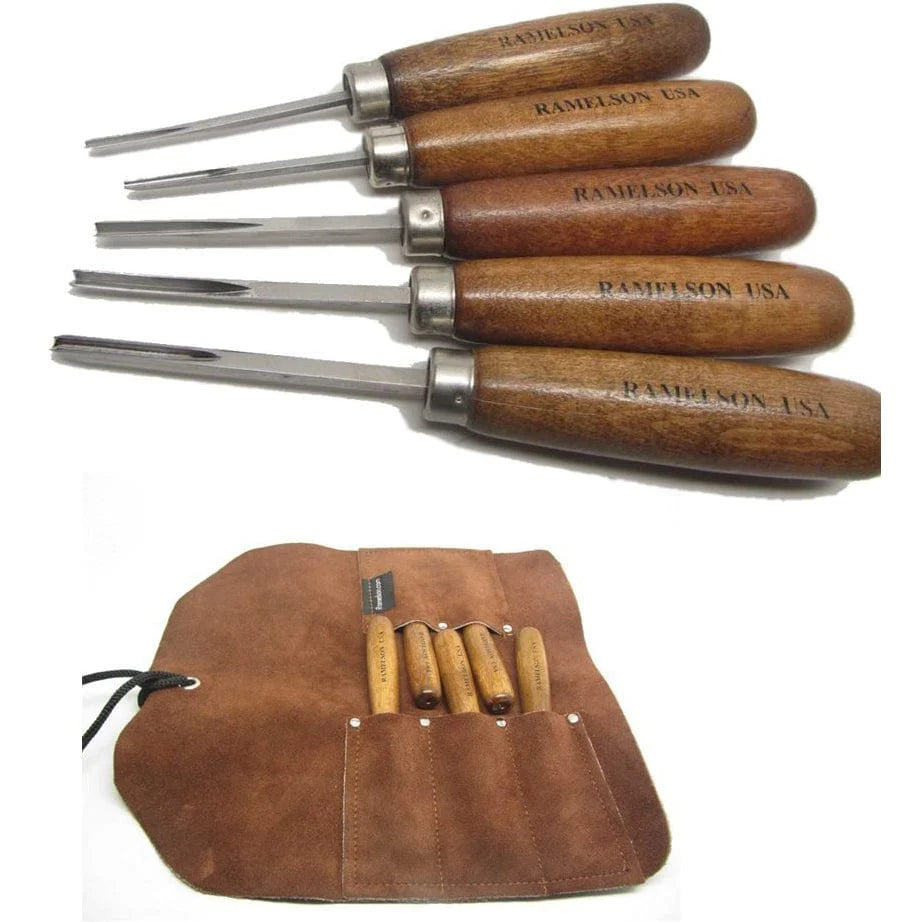 Checkering and Restoration 5 piece,  Pocket Tool Roll