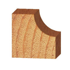 1804 3/8" Cove Router Bit 1/2" SH 3/8" R x 1-1/4" D