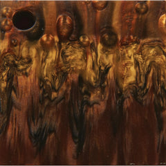 Poly Resin Knife Scales - 15/64" x 2" x 7" - Tigers Eye - Pair