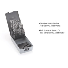 Brad Point Drill Bit Index Set