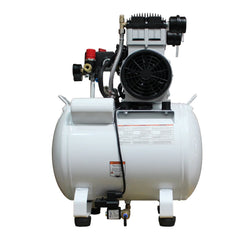 2HP 220V 10 Gallon Oil-Free Steel Tank Air Compressor with Auto Drain Valve
