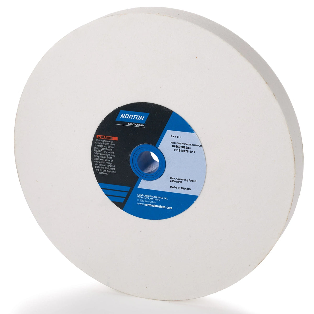 Aluminum Oxide Grinding Wheel - 8" x 1" x 1 " - 150 Grit