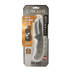 Balkus Fixed Blade Knife for Hunting and Fishing - 8" - Unfinished Kit