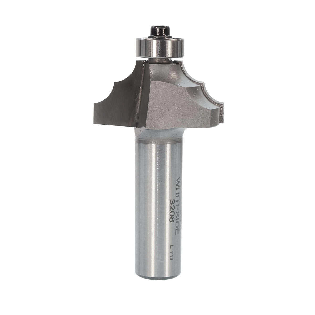 3208 Double Round Router Bit 1/2" SH 7/32" R 1-3/8" D X 5/8" CL X 2-1/2" OL