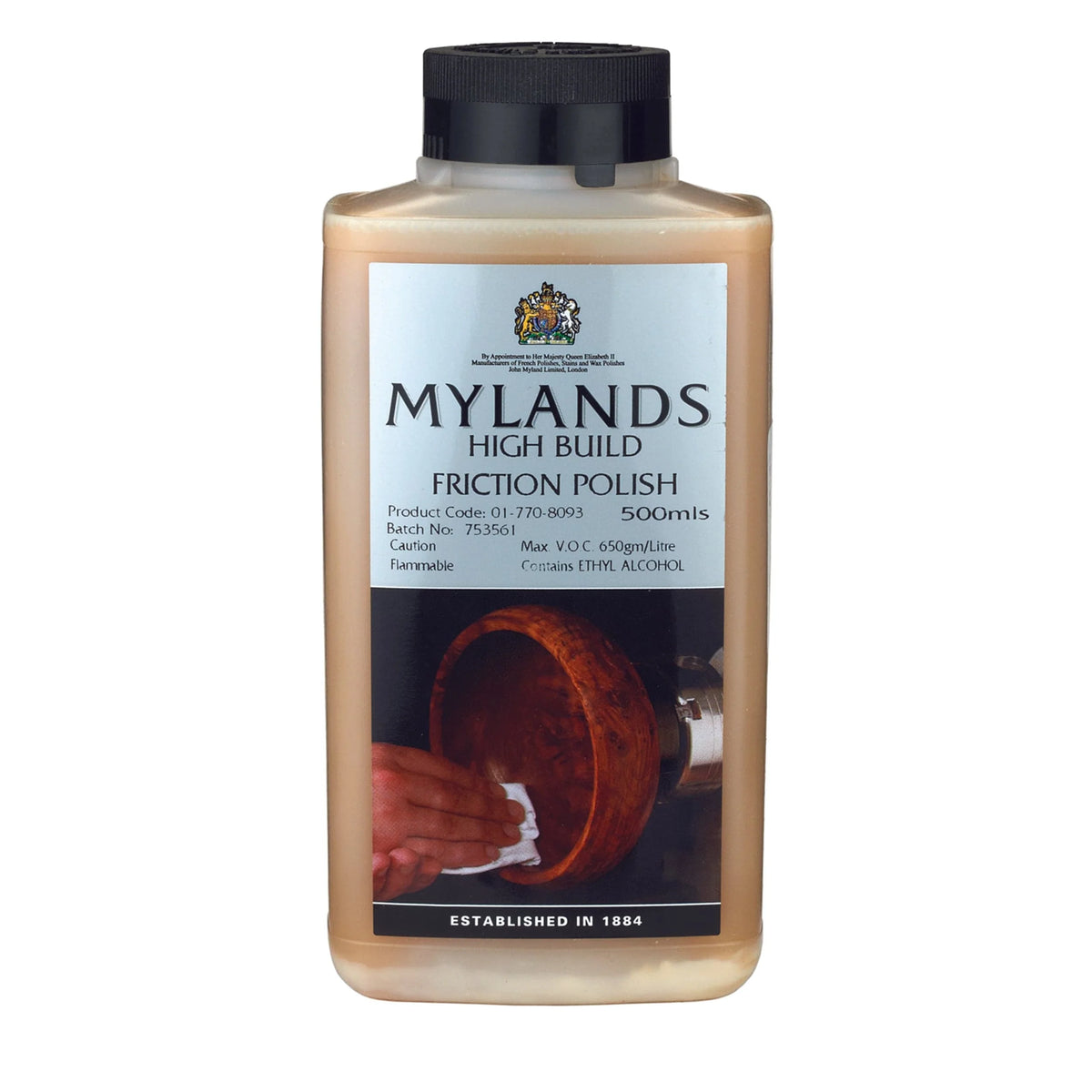 Clear High Build Friction Polish Solvent Based 500 ml
