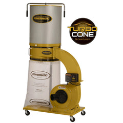 TurboCone Dust Collector with 2-Micron Canister Kit - 1-3/4 HP 1 Ph 115/230V - PM1300TX-CK