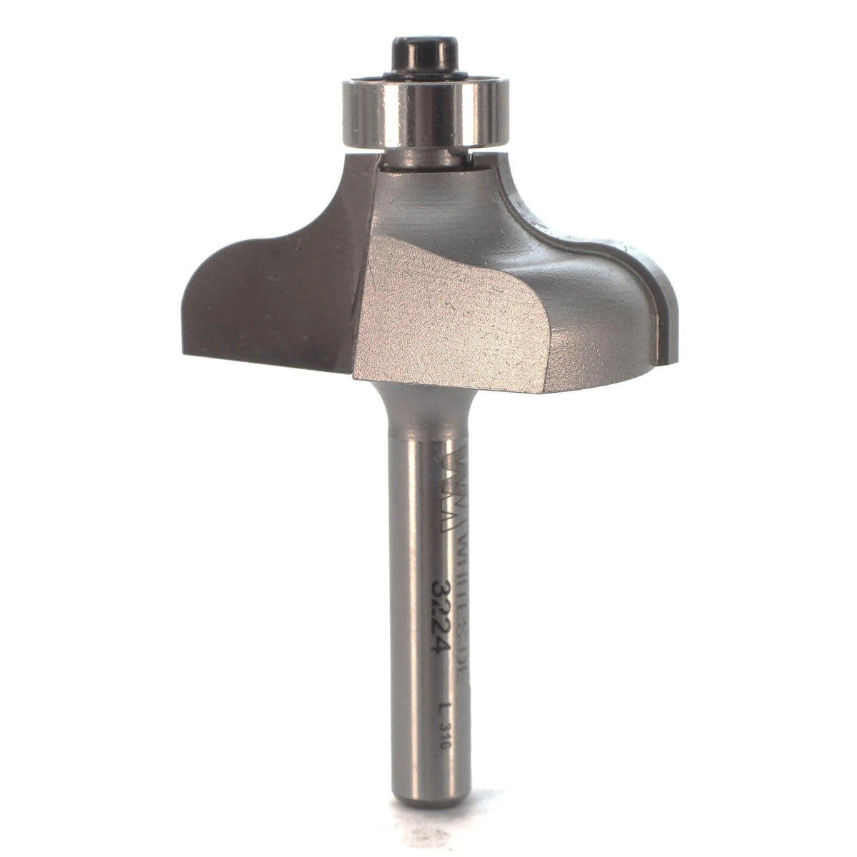 3224 Ogee Router Bit 1/4" SH 1/4" R 1-1/2" D X 5/8" CL X 2-1/8" OL