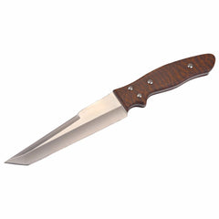Fixed Blade Tanto Point Knife for Hunting and Fishing - 11-1/2" - Unfinished Kit