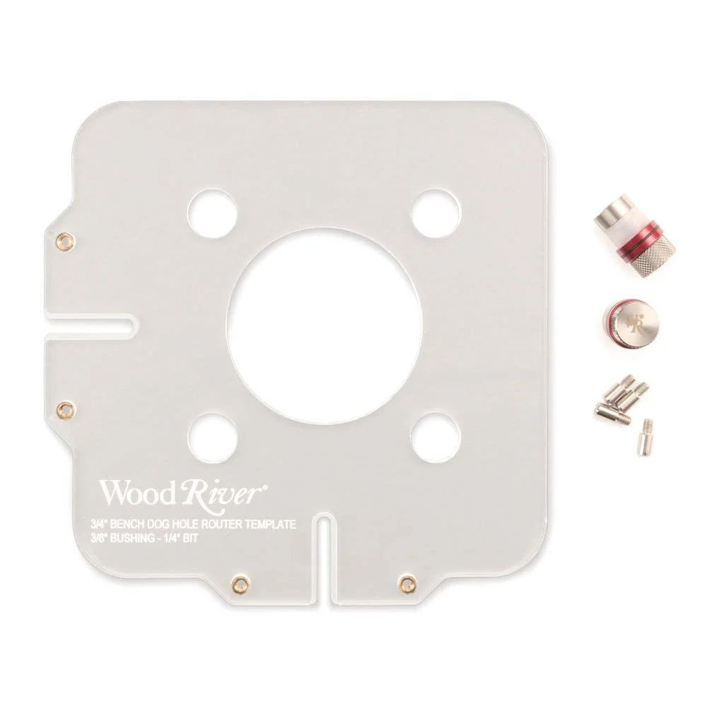 3/4" Bench Dog Hole Router Template
