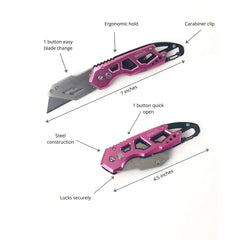 Foldable Knife - Pink