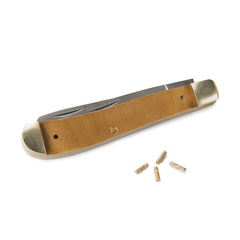 Trapper Two Blade Pocketknife for Hunting and Fishing - 6-7/8" - Unfinished Kit