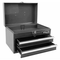 2-Drawer Steel Chest Black