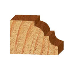 3230 Classical Pattern Router Bit 1/4" SH 5/32" R 1-1/4" D X 1/2" CL X 2-1/8" OL