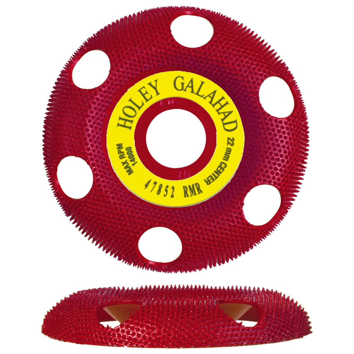 Holey Galahad See Through Disc - Arbor - Round - Medium - 7/8" - Red