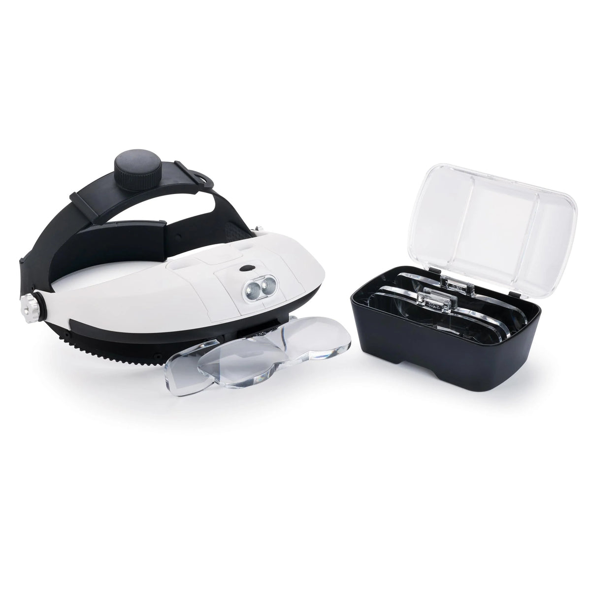 2-Way Headband Magnifier with 5 Lens Plates