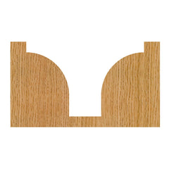 Plunge Roundover Bit w/Plunge Point 1/2" R 1-3/8" LD 3/8" SD 1/2" SH 2-1/2" OL 2 FL