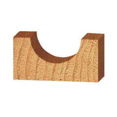 Round Nose (Core Box) Router Bits - 1/4" SH
