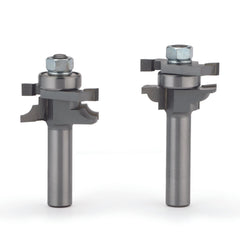 Bead Stile and Rail Door Router Bit Set - 1/2" SH - 1-5/8" OD x 7/8" CL - 2 Piece