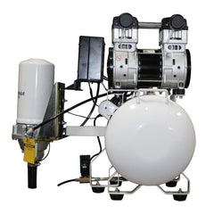 2HP 220V 10 Gallon Oil-Free Steel Tank Air Compressor with Air Drying System