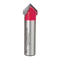 90 Degree V-Groove Router Bit - 1/2" SH