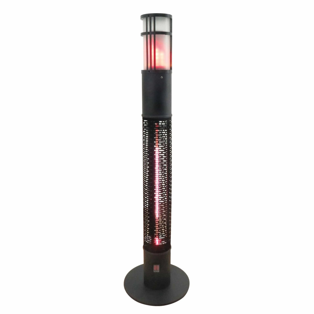 Westinghouse Infrared Electric Outdoor Heater Portable With Gold Tube and Flame