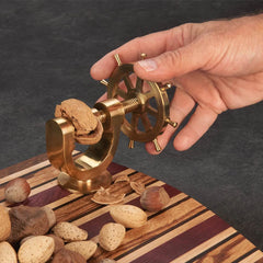 Nutcracker Turning Kit -  Ship's Wheel - Solid Brass