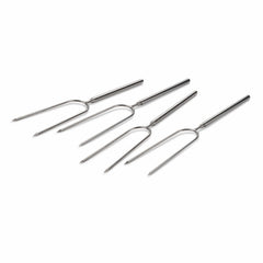 Campfire Roasting Fork Turning Kit - Stainless Steel - 4 Piece