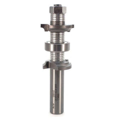 Double Roundover Bit 1/8" R 1-1/8" LD 1/2" SH 3-3/4" OL 2 FL