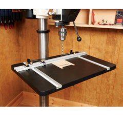 Drill Press Table with Standard Fence