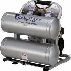 1HP 4.6 Gallon Oil-Free Twin Portable Aluminum Tank Air Compressor