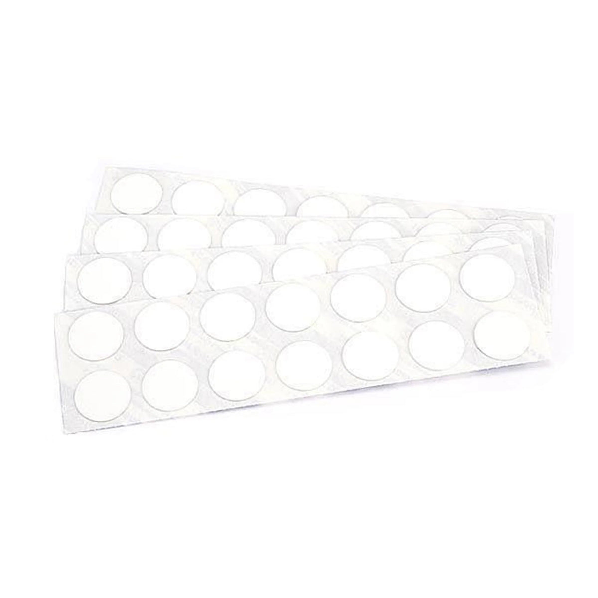 Peel & Stick PVC Screw Caps - 9/16" Diameter - White - 260 Piece