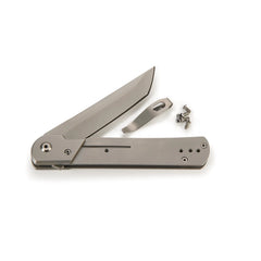 Tanto Liner Lock Folder Knife For Hunting & Fishing - 8" - Unfinished Kit