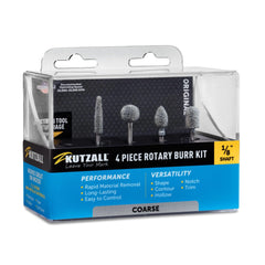 Original Rotary Burr Kit - 1/8" Shaft - Coarse - 4 Piece