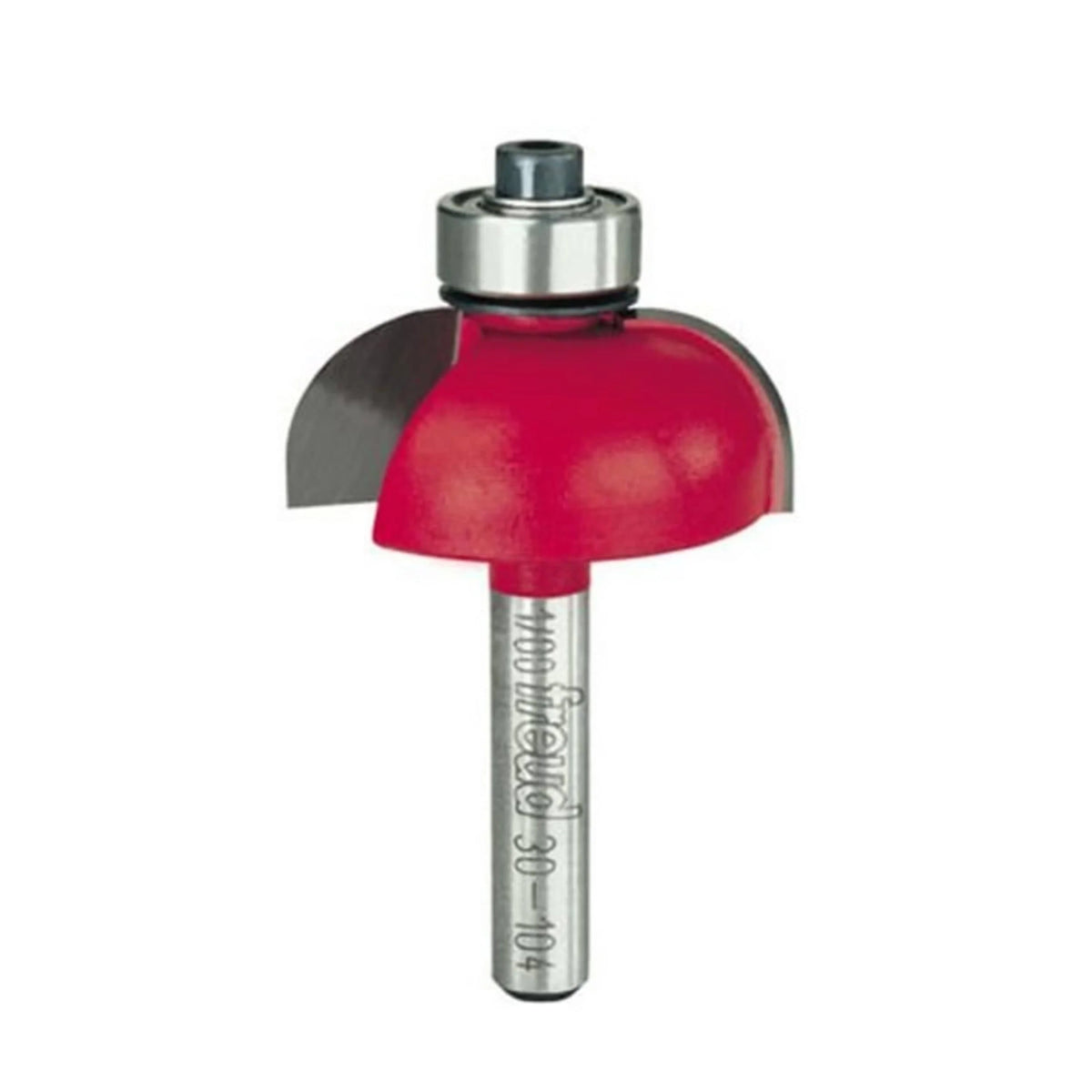 30-104 Cove Router Bit 1/4" SH 1-1/4" D 1/2" CL 3/8" R