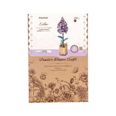 Lilac 3D Wood Puzzle Kit