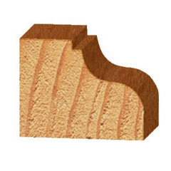 3216 Ogee Fillet Router Bit 1/2" SH 3/16" R 1-3/8" D X 5/8" CL X 2-1/2" OL