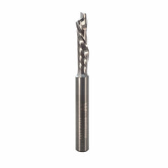 Single Flute Up/Down Cut Spiral Router Bit - Solid Carbide