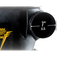 V-System 3000 55-Gallon Cyclone Dust Collector with Wall Mount - HEPA GFM - 3 HP 1 Ph 230V