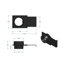 ABS Quick Disconnect Blast Gate - 4"