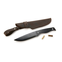 Nightfall Fixed Blade Bushcraft Knife for Hunting and Fishing - 9-5/8" - Unfinished Kit