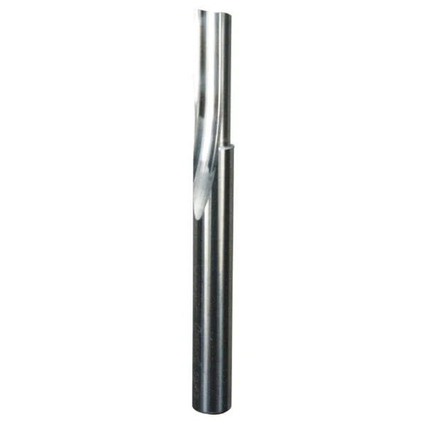 O-Flute Straight Router Bit - 1/4" SH