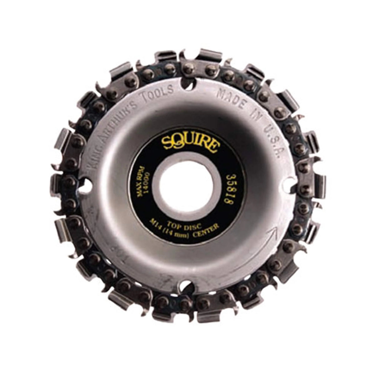Squire Mini Woodcarving Disc - 18 Teeth - 5/8" Arbor