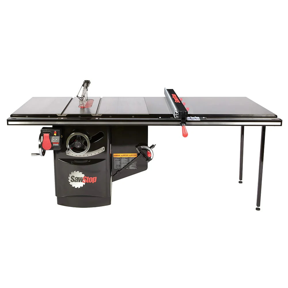 Industrial Cabinet Saw with 52" Industrial T-Glide Advance Fence System - 5 HP - 3PH - 230V